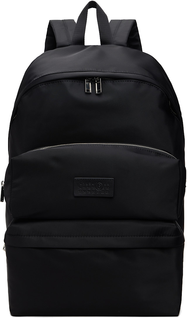 MM6 Maison Margiela: ブラック Numeric バックパック | SSENSE 日本