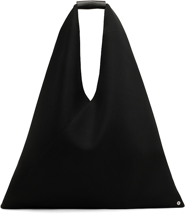MM6 Maison Margiela: ブラック クラシック メッシュ トートバッグ 