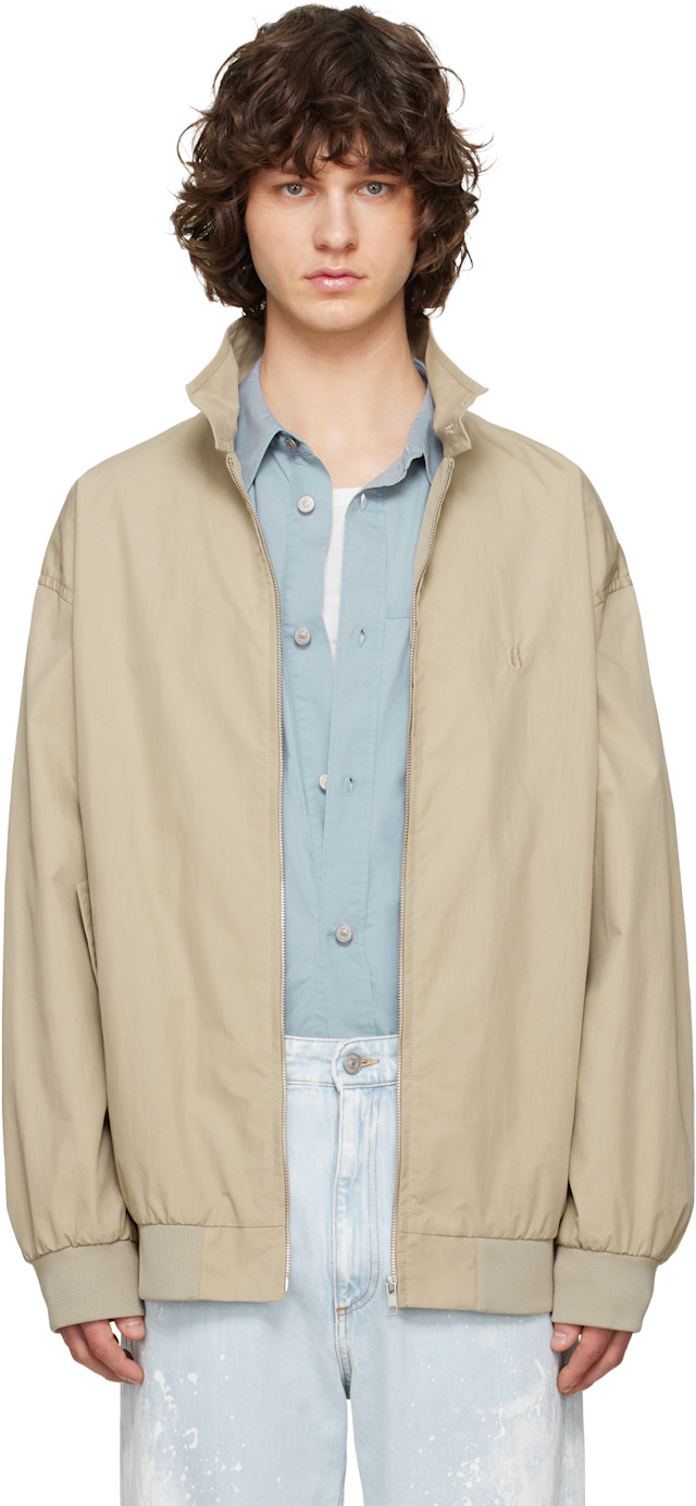 MM6 Maison Margiela ベージュクロップド ジャケット大人もOK MM6 Maison Margiela: ベージュ Sport ジャケット | SSENSE 日本