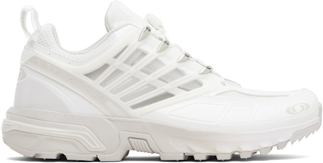 MM6 Maison Margiela: White Salomon Edition ACS Pro Sneakers