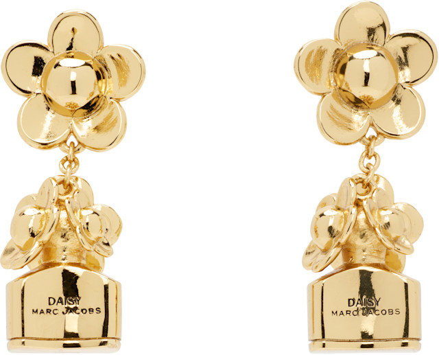 MARC JACOBS ミニ アイコン デイジー ピアス Marc Jacobs: 'The Mini Icon Daisy' Earrings | SSENSE