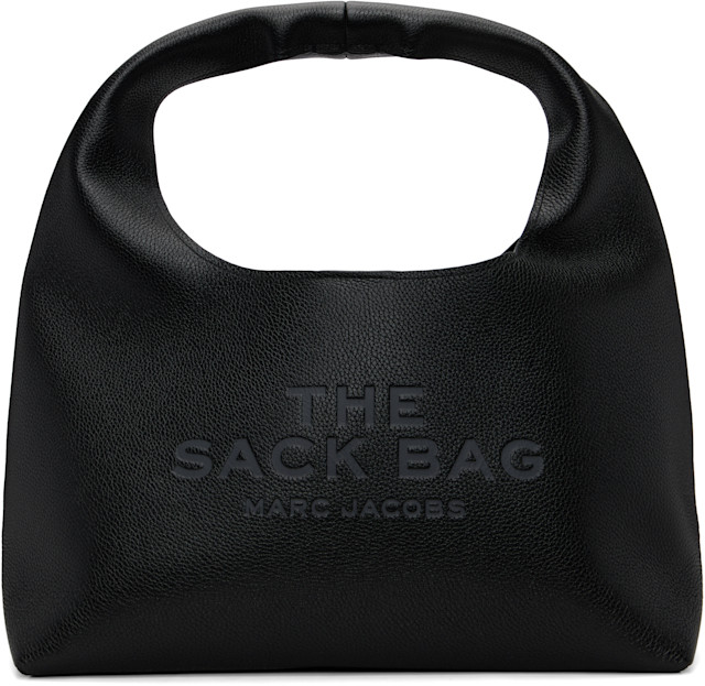 MARC JACOBS THE SACK BAG ブラック Marc Jacobs: ブラック 'The Sack Bag' トートバッグ | SSENSE 日本