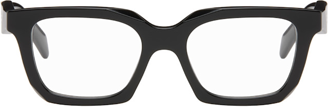 Prada Eyewear: ブラック スクエアメガネ | SSENSE 日本