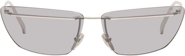 Prada Eyewear: グレー PR C52S サングラス | SSENSE 日本