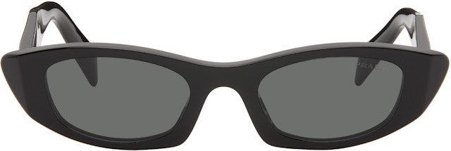 Prada Eyewear: Black 'Prada Symbole' Sunglasses | SSENSE