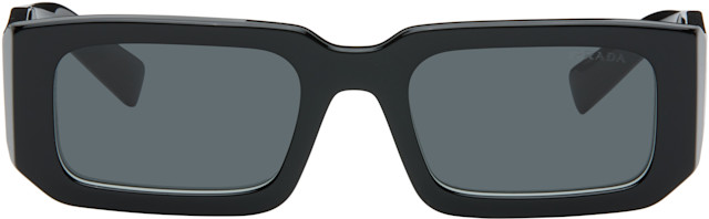 Prada Eyewear: ブラック Symbole サングラス | SSENSE 日本