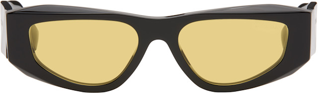 Prada Eyewear: Black 'Prada Symbole' Sunglasses | SSENSE