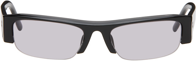 Miu Miu Eyewear: Black Vedette Sunglasses | SSENSE