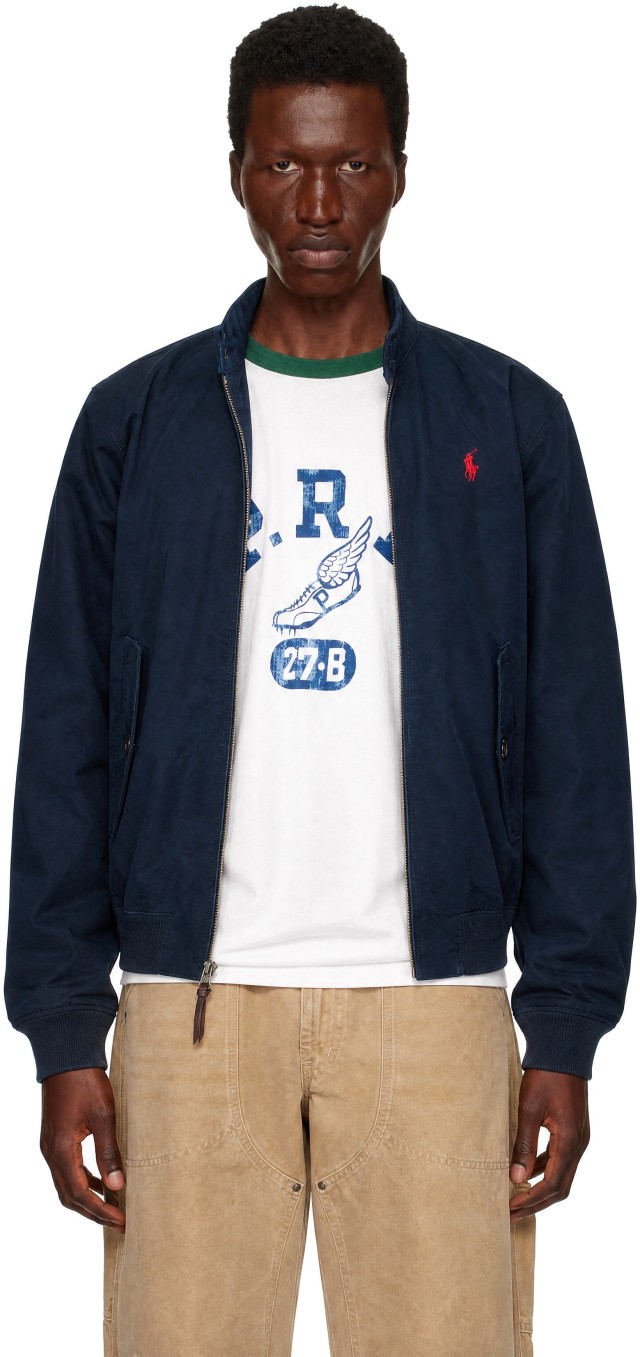 Polo Ralph Lauren: ネイビー The Bedford Twill ジャケット | SSENSE 日本