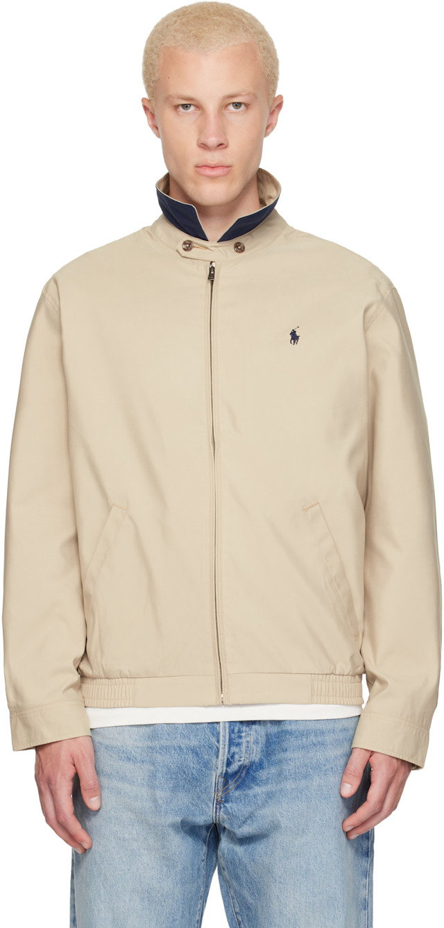 ジャケット・アウター Polo by Ralph Lauren Swing Top Beige XL. Polo Ralph Lauren: Beige Bi-Swing Jacket | SSENSE