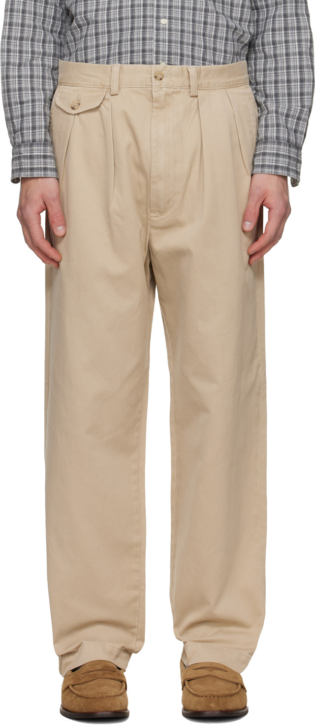 Polo Ralph Lauren: Beige Whitman Chino Trousers | SSENSE