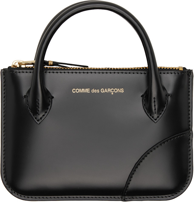 COMME des GARÇONS WALLETS: Black Handles Pouch | SSENSE