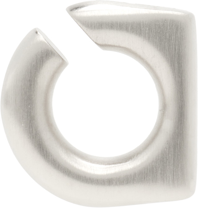 Rick Owens: Round Prong Ear Cuff | SSENSE
