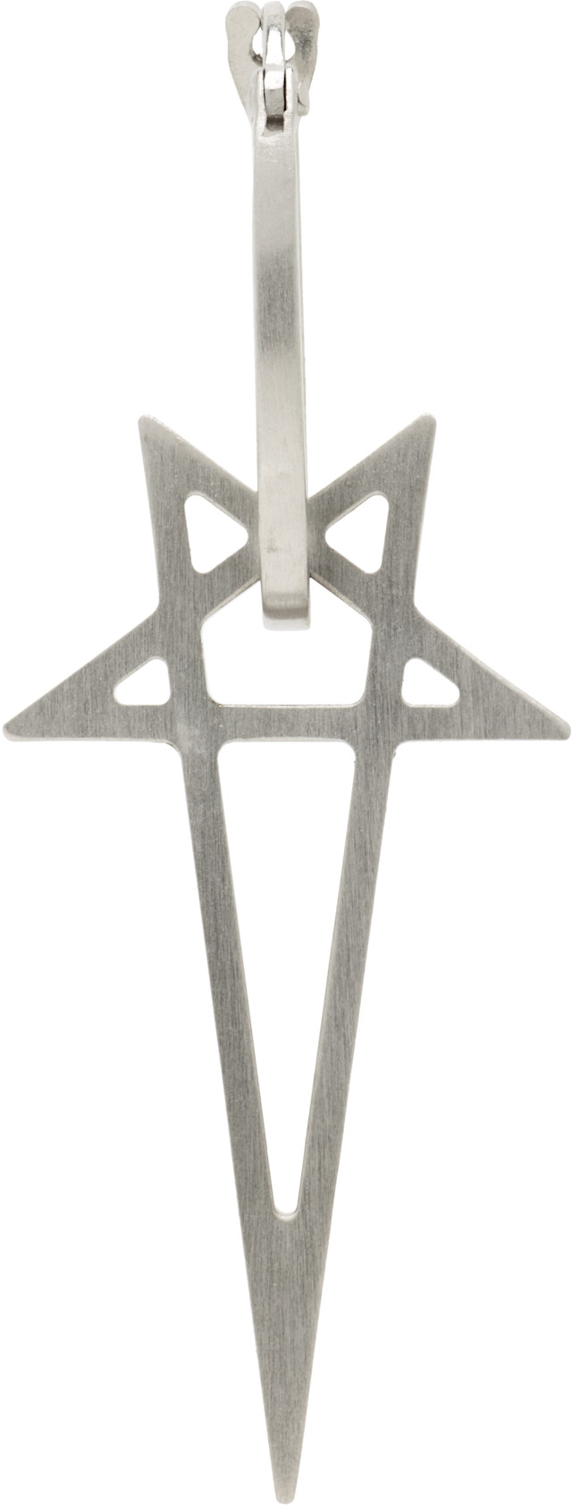 Rick Owens: Pentagram ピアス | SSENSE 日本