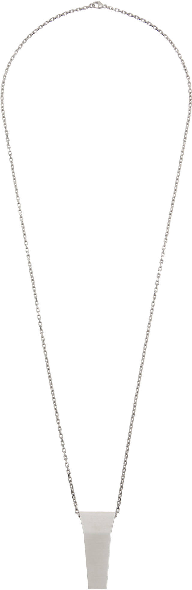 Rick Owens: Temple Open Trunk Charm Necklace | SSENSE