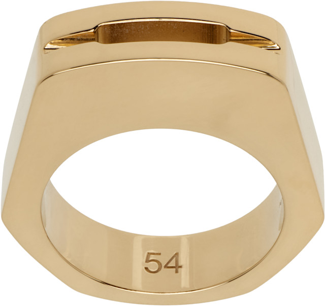 Rick Owens: Hollywood Temple Grill Ring | SSENSE