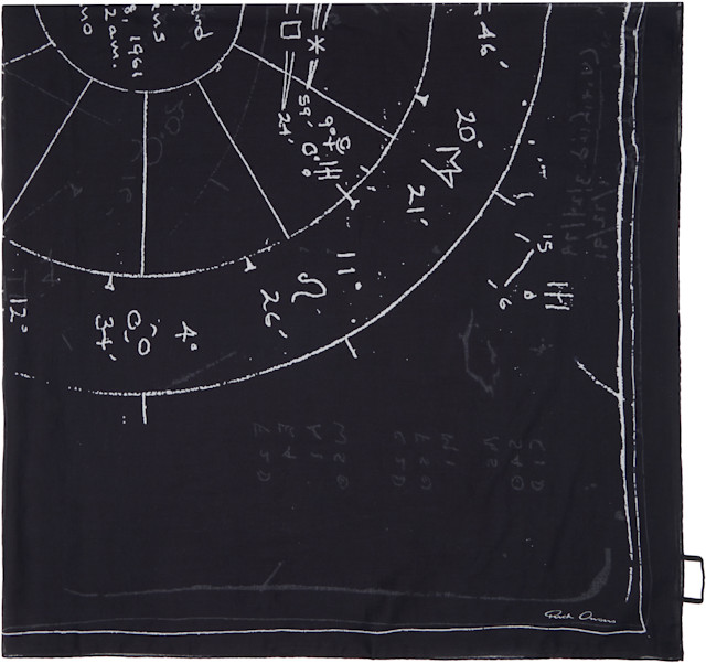 Rick Owens: Black Temple Pino Astro Scarf | SSENSE
