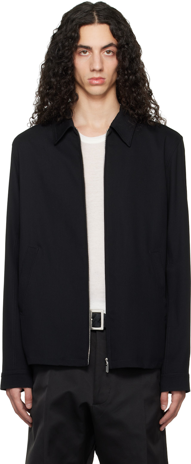 Rick Owens: Black Temple Brad Jacket | SSENSE