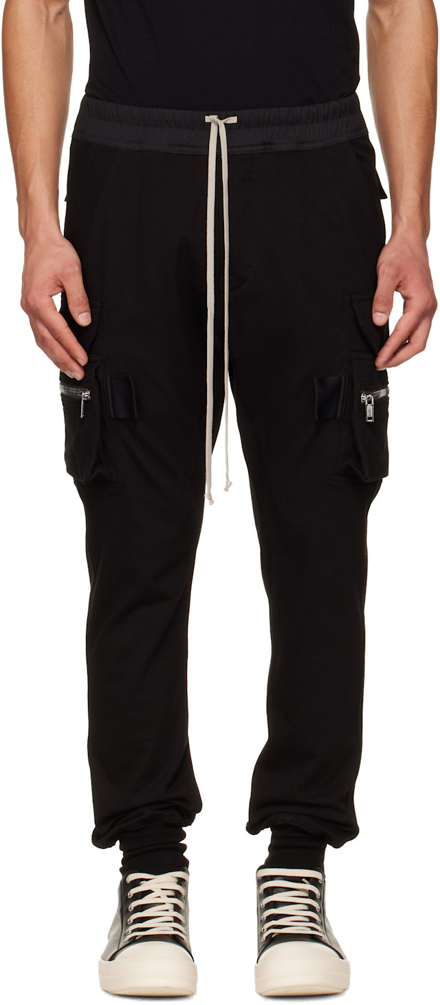 Rick Owens: Black Temple Mastodon Cargo Pants | SSENSE