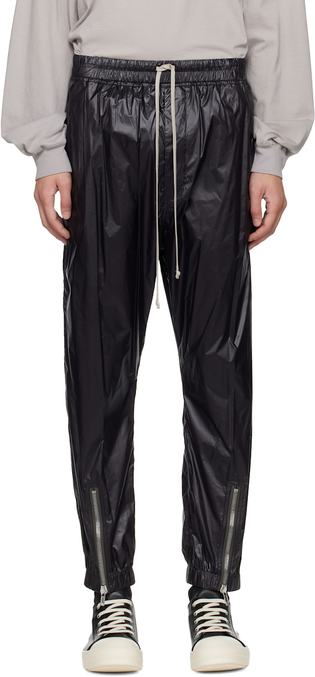 パンツ RICK OWENS TECUATL TRACK PANT Rick Owens: ブラック Temple Tecuatl トラックパンツ | SSENSE 日本