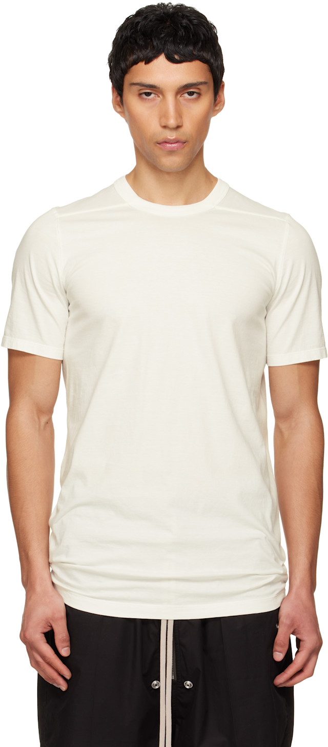 Rick Owens: Off-White Temple Level T-shirt | SSENSE