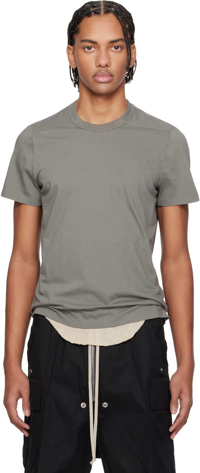 Rick Owens: グレー Temple Short Level Tシャツ | SSENSE 日本