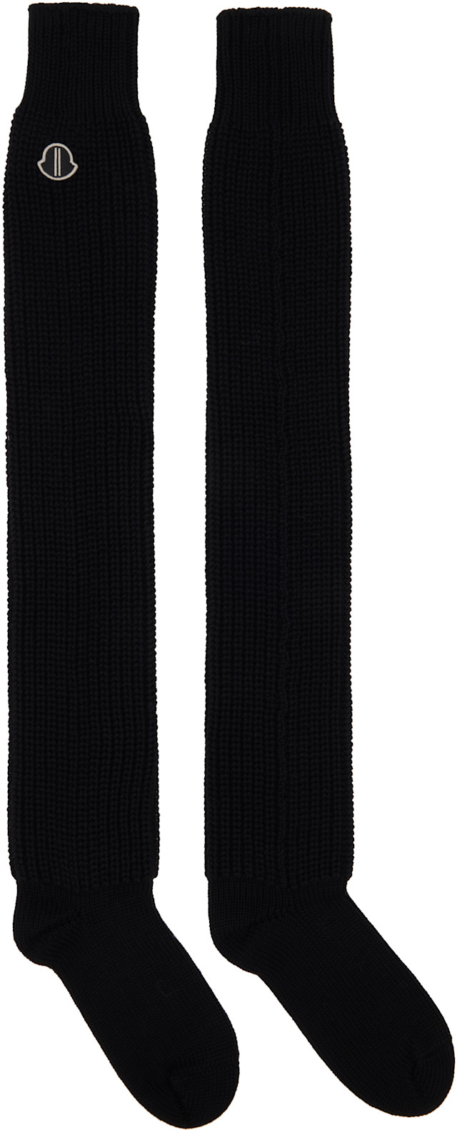 Rick Owens: Moncler + Rick Owens ブラック Hiking ソックス | SSENSE