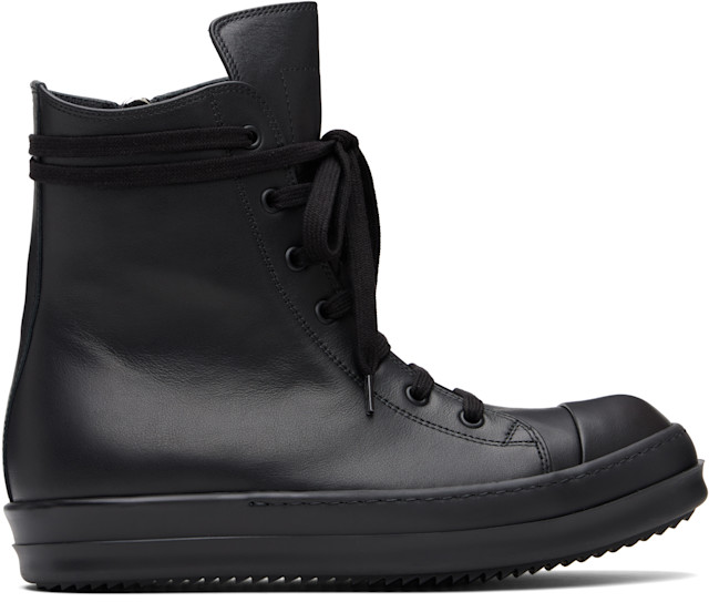 Inariiiiii Rick Owens × Rick Owens: Black Temple Sneakers | SSENSE