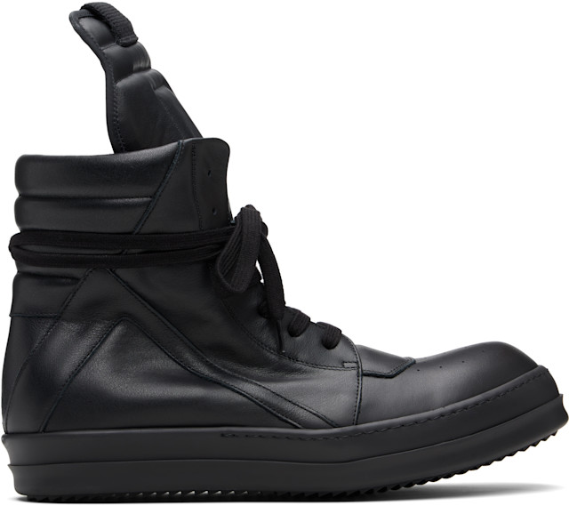 Rick Owens: ブラック Temple Geobasket スニーカー | SSENSE 日本 Rick Owens: ブラック Temple Geobasket スニーカー | SSENSE 日本