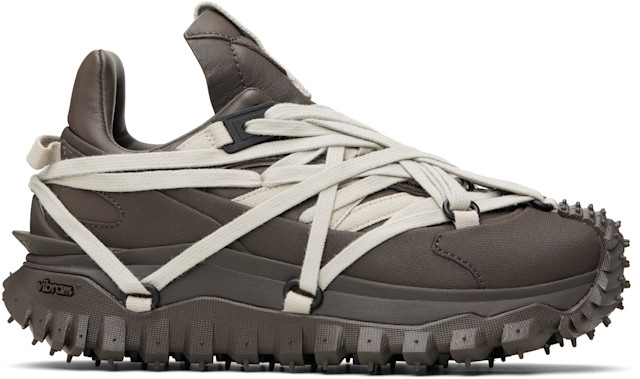 MONCLER Rick owens タンクトップ ロゴ入り　グレー　4S408 Rick Owens: Moncler + Rick Owens グレー Trailgrip Megalace