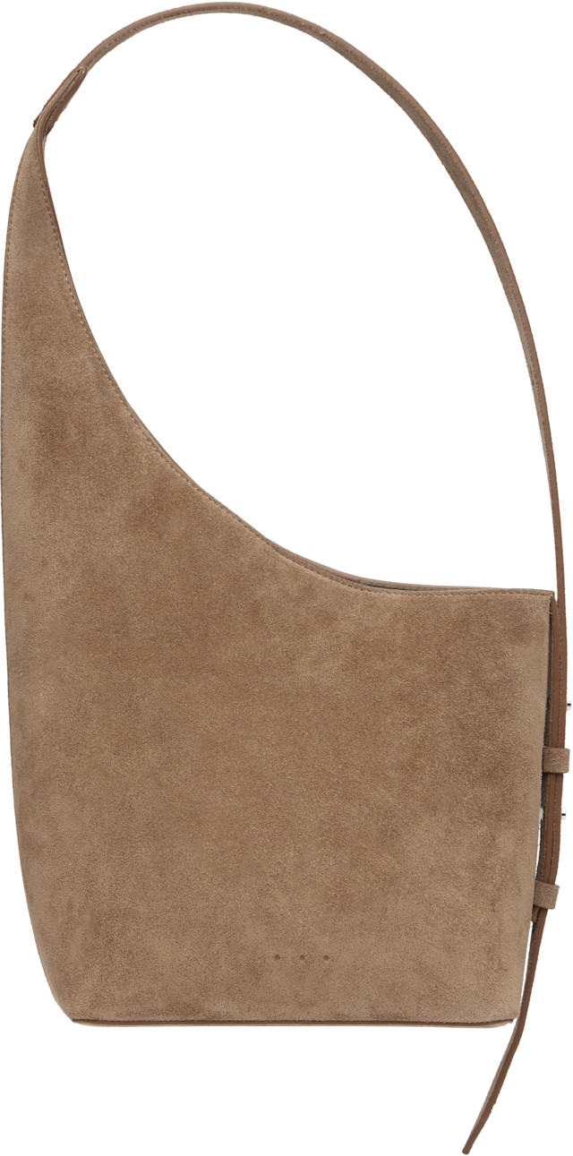 Aesther Ekme: Taupe Demi Lune Bag | SSENSE Canada