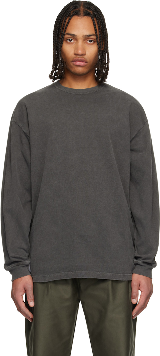 WTAPS: ブラック SIGN-OD 長袖Tシャツ | SSENSE 日本