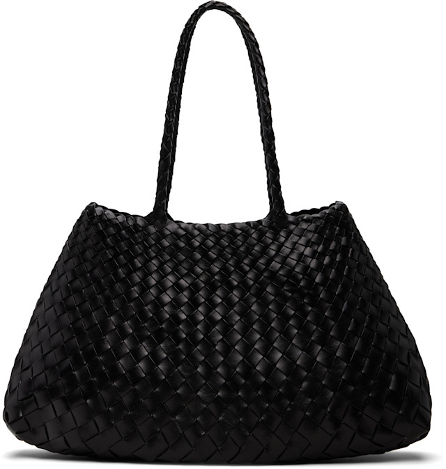 Dragon Diffusion: Black Santa Croce Big Tote | SSENSE