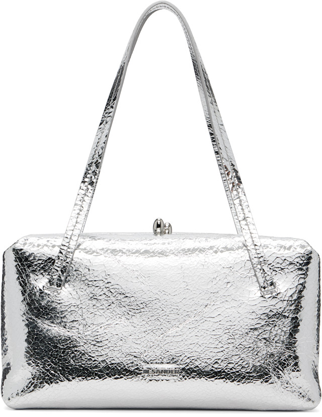 ★新品未使用★JIL SANDER Drawket SM Bag シルバー ☆新品未使用☆JIL SANDER Drawket SM Bag シルバー 【公式通販】