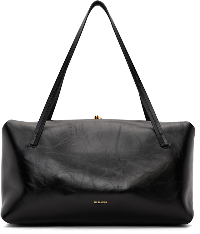 Jil Sander: Black Goji Pillow Medium Bag | SSENSE