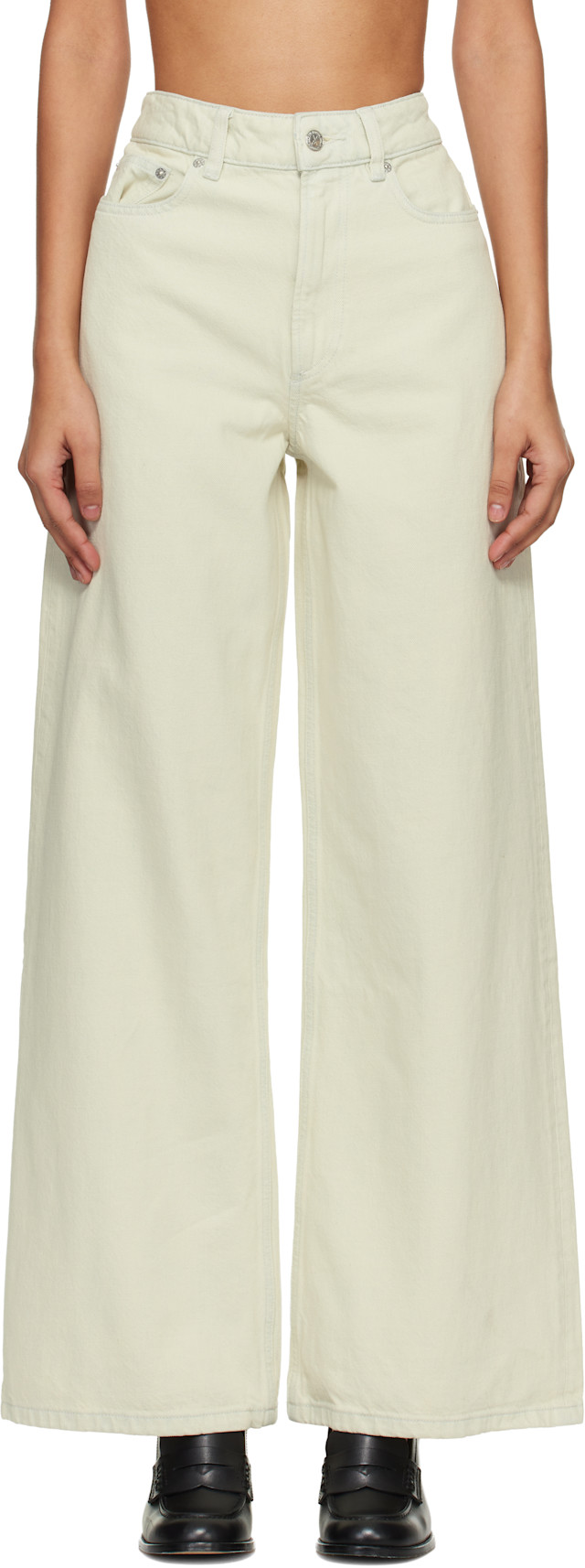 A.P.C.: Off-White Clyde Jeans | SSENSE