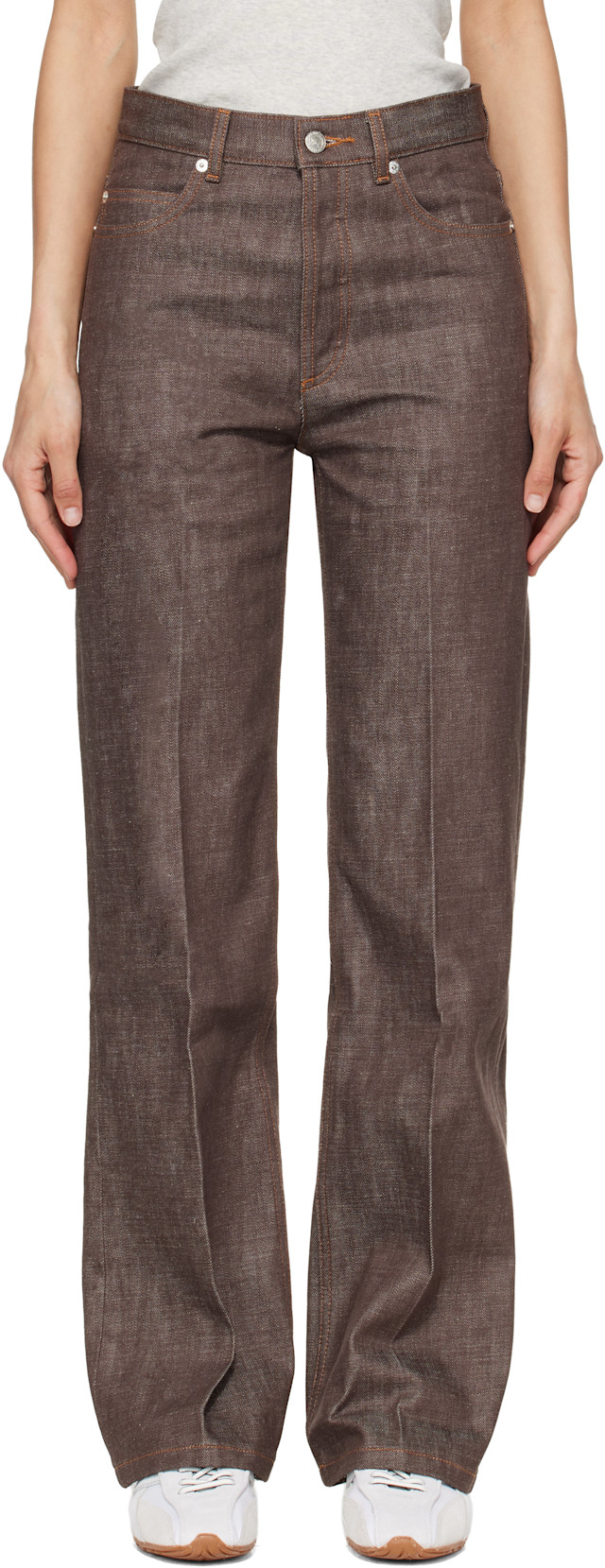 A.P.C.: Brown Arno Jeans | SSENSE