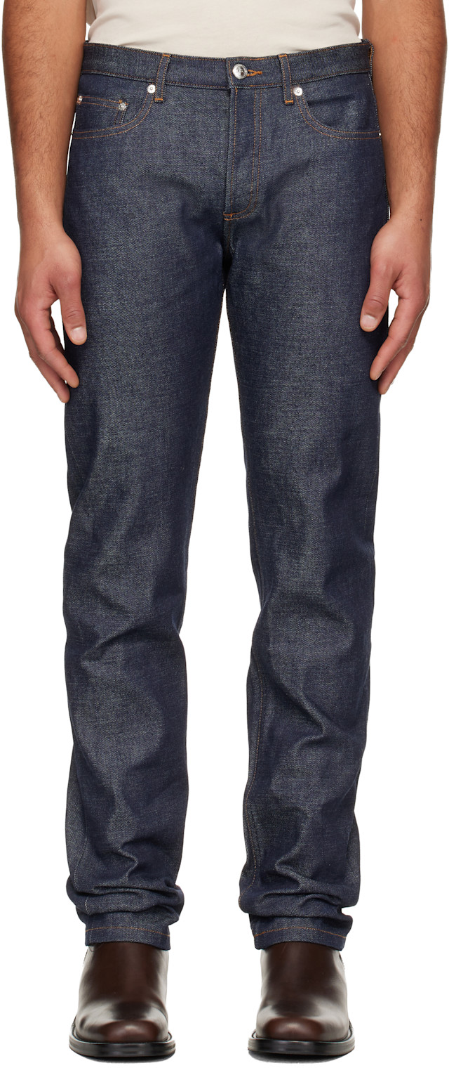 A.P.C.: Navy New Standard Jeans | SSENSE