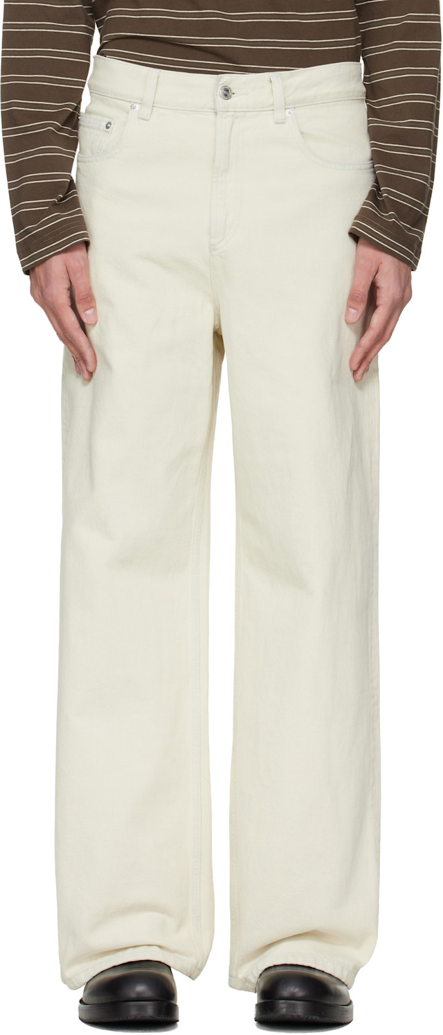 A.P.C.: Off-White Clyde Jeans | SSENSE