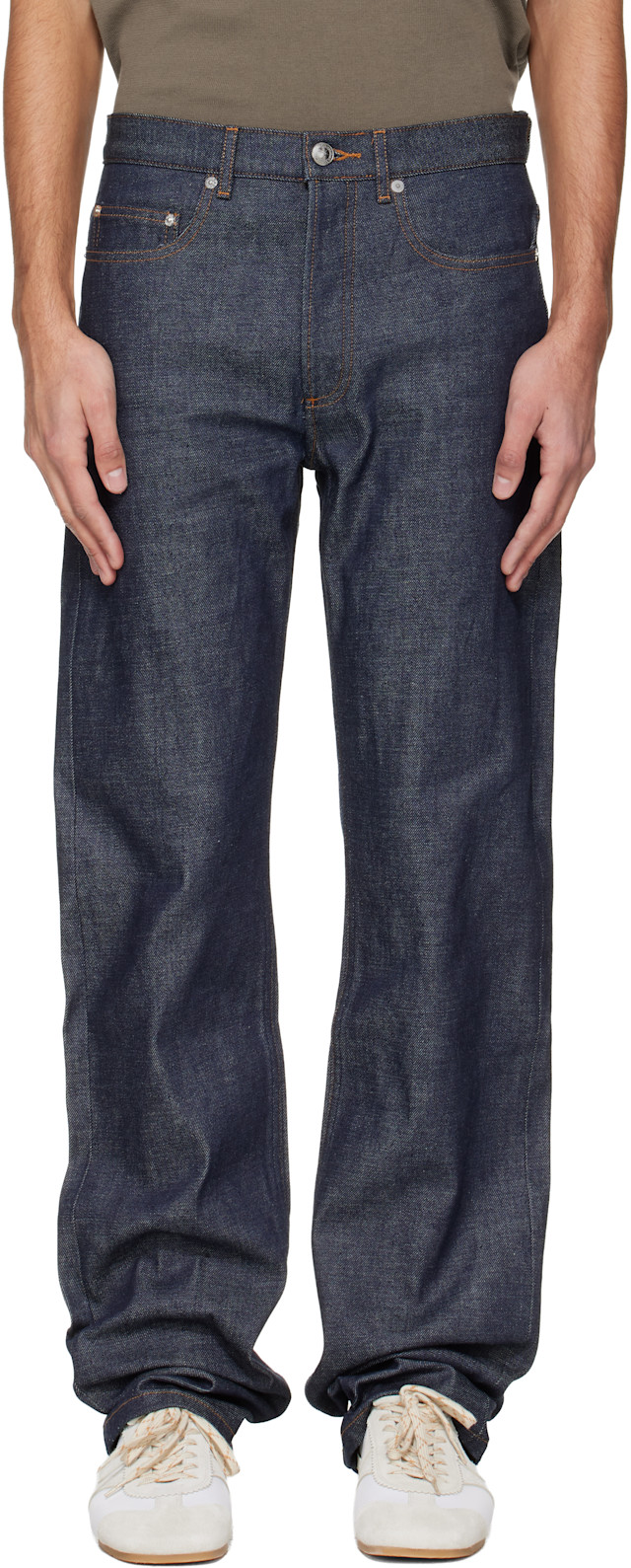 A.P.C.: Navy Rescue Jeans | SSENSE