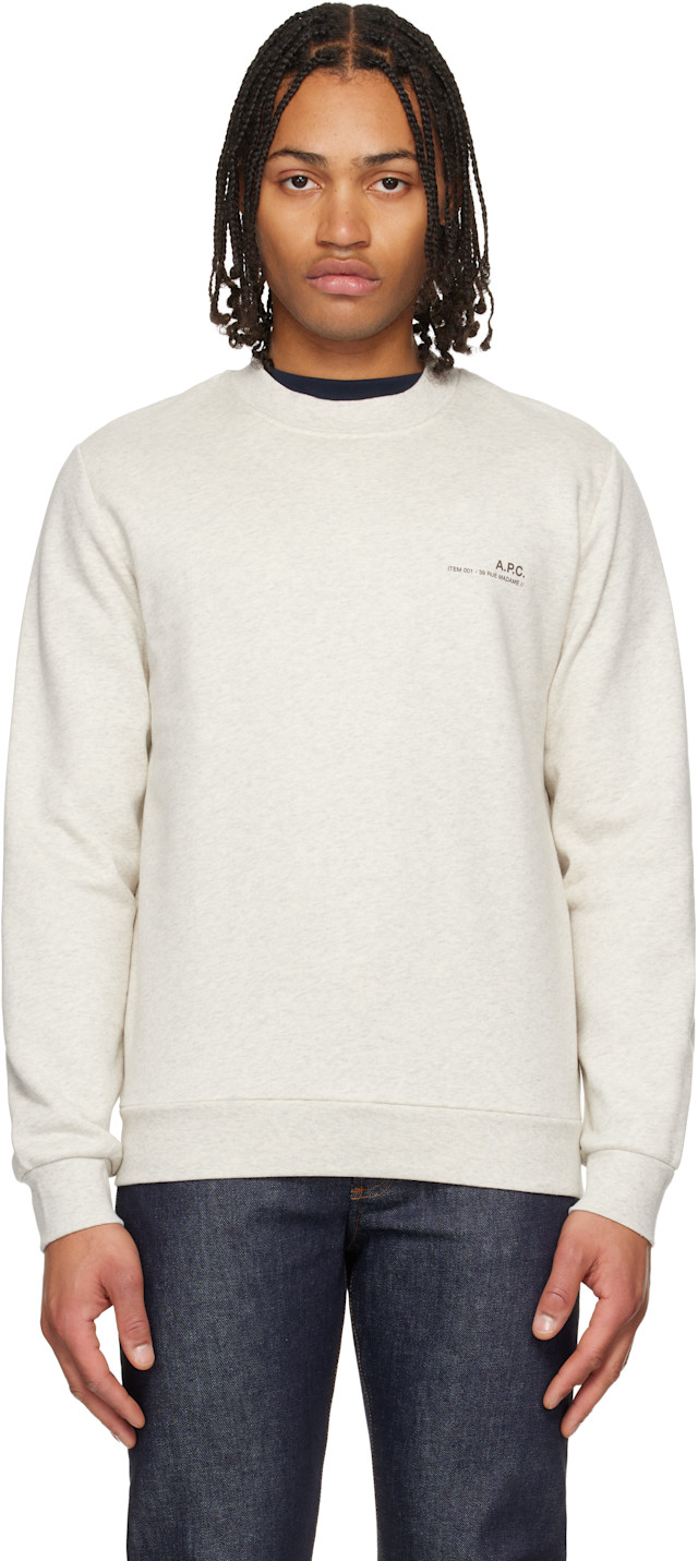 A.P.C.: グレー Standard Item スウェットシャツ | SSENSE 日本