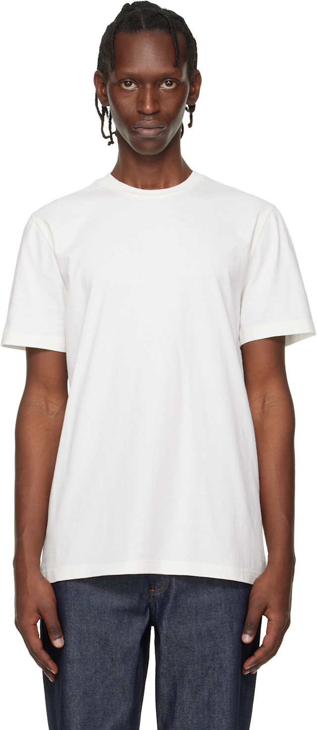 A.P.C.: White 'APC Printemps 26' T-shirt | SSENSE
