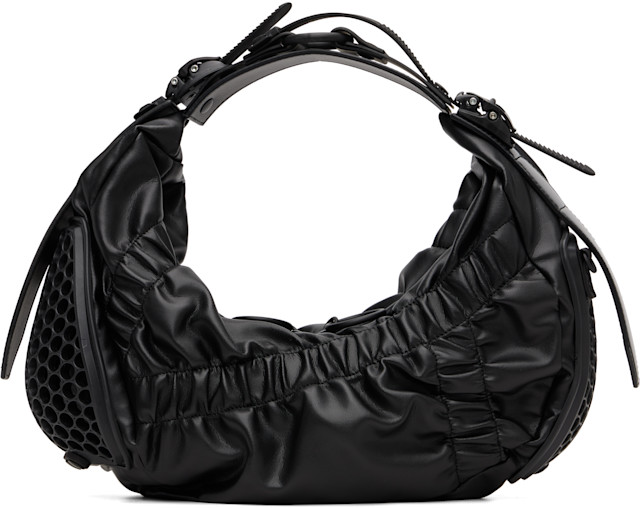 JUNYA WATANABE バッグプリーツニットチュニック Junya Watanabe: Black Innerraum Edition HM2 Crunch Bag | SSENSE