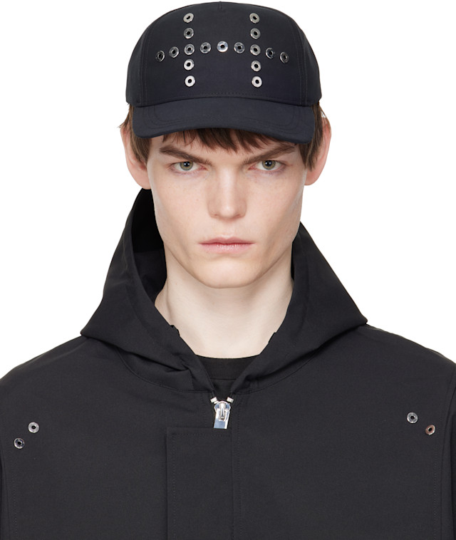 HELIOT EMIL: Black Kynee Cap | SSENSE