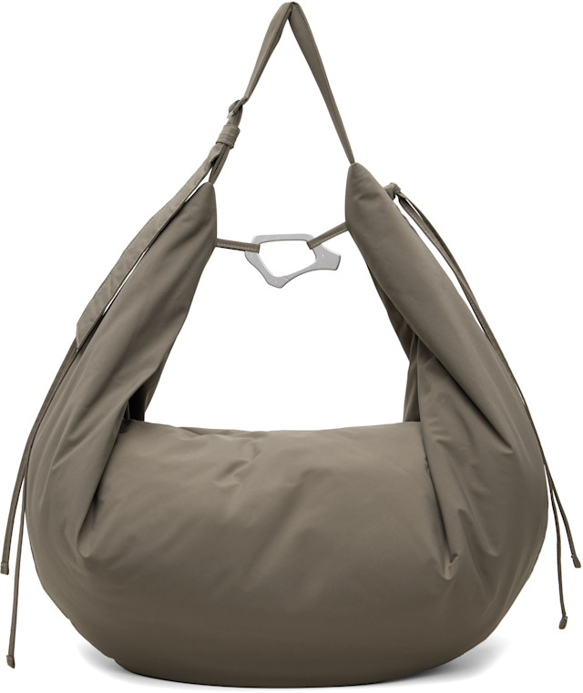 バッグ HELIOT EMIL shoulder bag HELIOT EMIL: Gray Cauda Bag | SSENSE