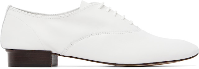 Repetto: White Zizi Oxfords | SSENSE Puerto Rico