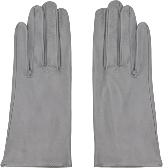 mens grey dress gloves Handsome Stockholm: Gray Washable Leather Men's leather gloves