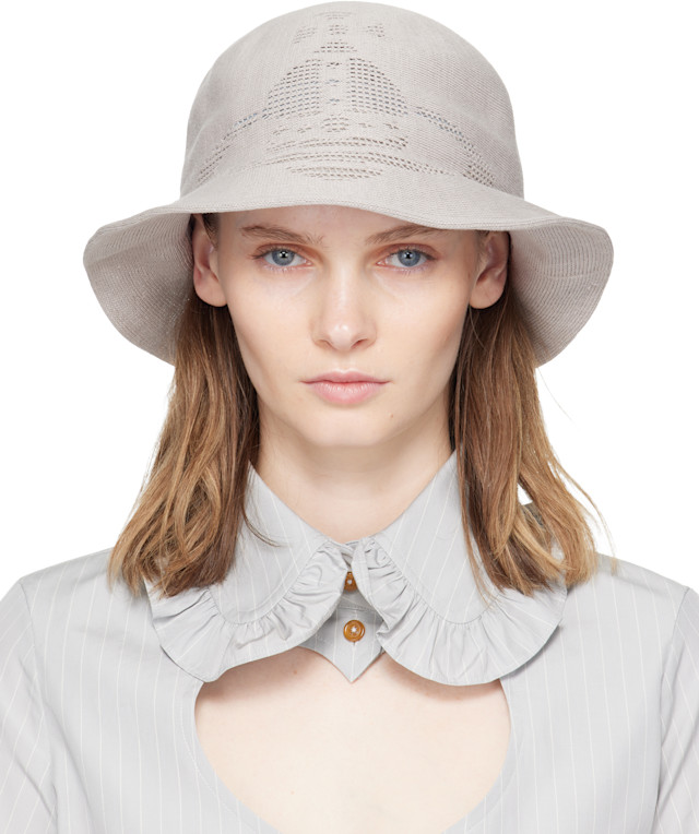 Vivienne Westwood: Gray Thermo Bucket Hat | SSENSE