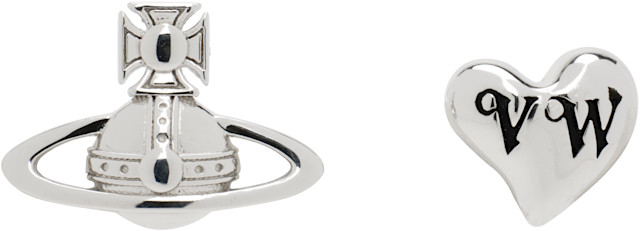 Vivienne Westwood LEODARIA ピアス SV925 Vivienne Westwood: Leodaria Earrings | SSENSE