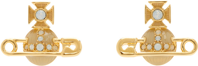 Vivienne Westwood: Kitty ピアス | SSENSE 日本